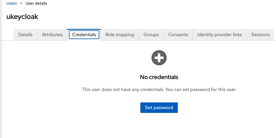 keycloak-user-credentials
