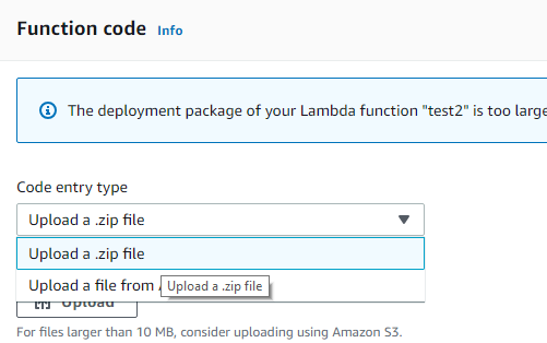 AWS Lambda serverless