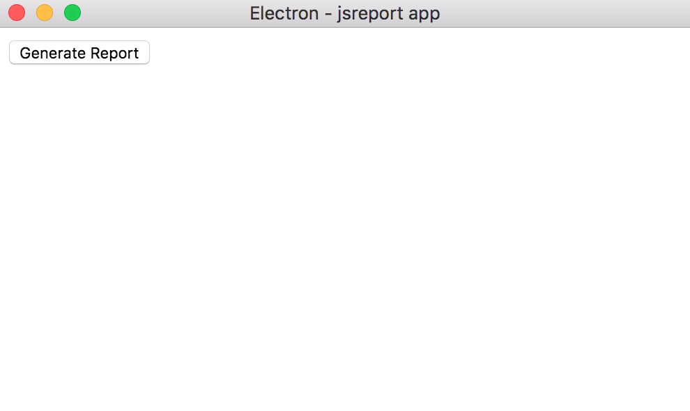 empty electron app